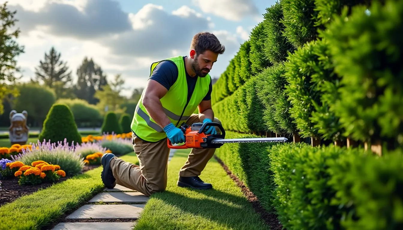 découvrez les avantages de faire appel à un professionnel pour la taille de vos haies et profitez d'un entretien de qualité, sécurisé et rapide.